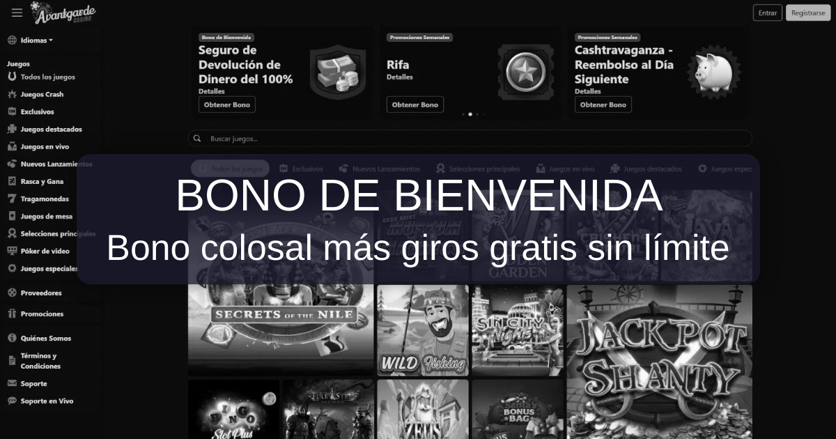 AvantGarde Casino en línea: sitio oficial